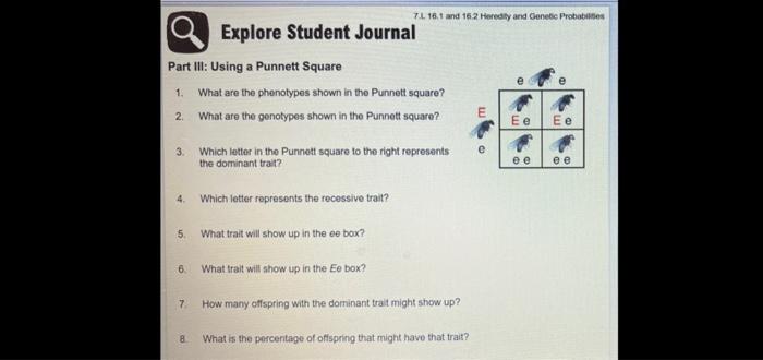 Explore student journal answer key