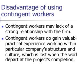 A disadvantage of using contingent workers is that they: