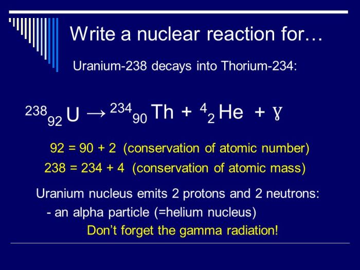 Which equation is an example of artificial transmutation